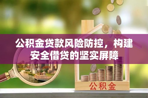 盘县公积金贷款风险防控，构建安全借贷的坚实屏障