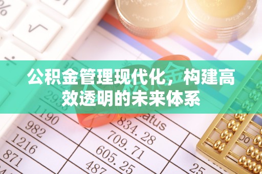 盘县公积金管理现代化，构建高效透明的未来体系