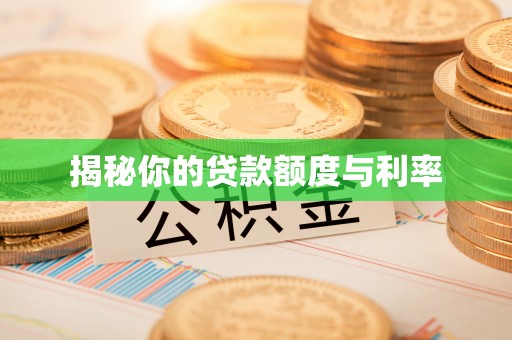 盘县揭秘你的贷款额度与利率